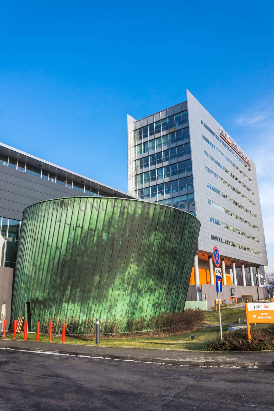„Chorzowska 50” office building in Katowice  considered the most prestigious business complex in the city, seat of well-known companies i.a. ING, Toyota, AXA and many others.
