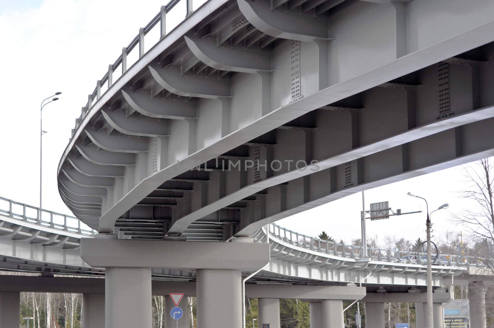 automobile overpass. bottom view by vlaru