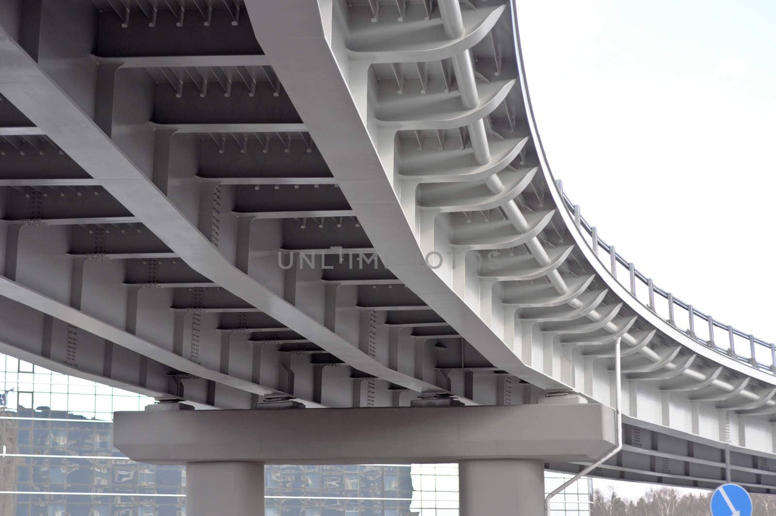 automobile overpass. bottom view by vlaru