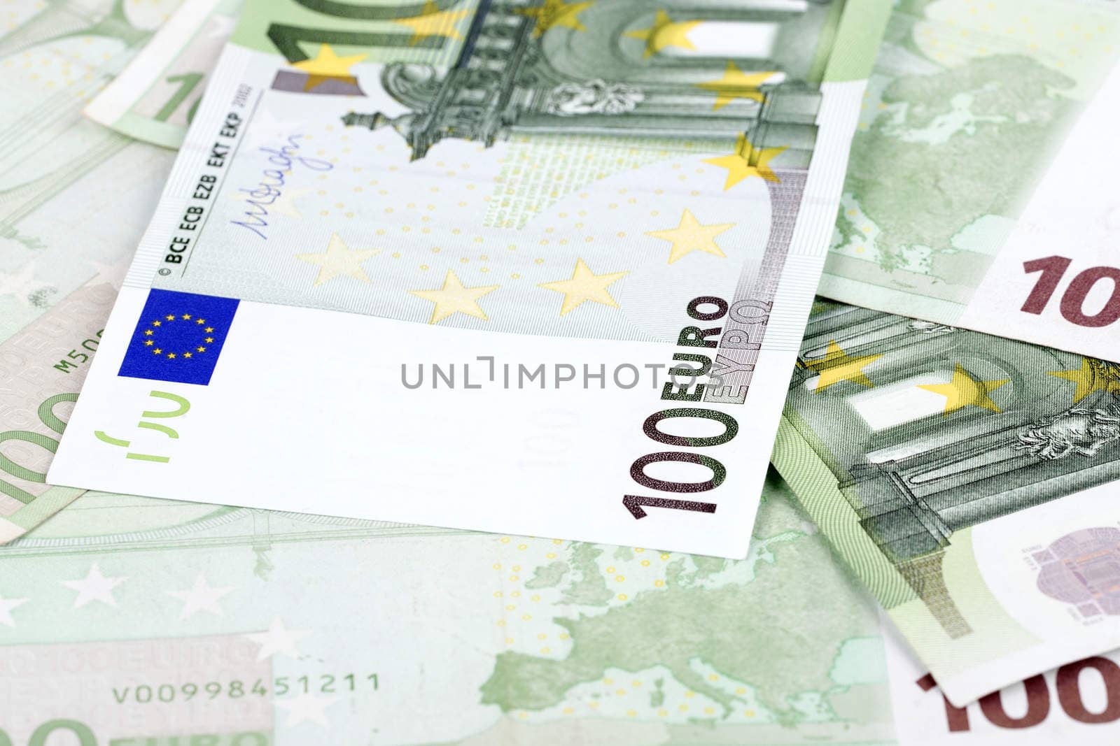 European money a background with 100 euro