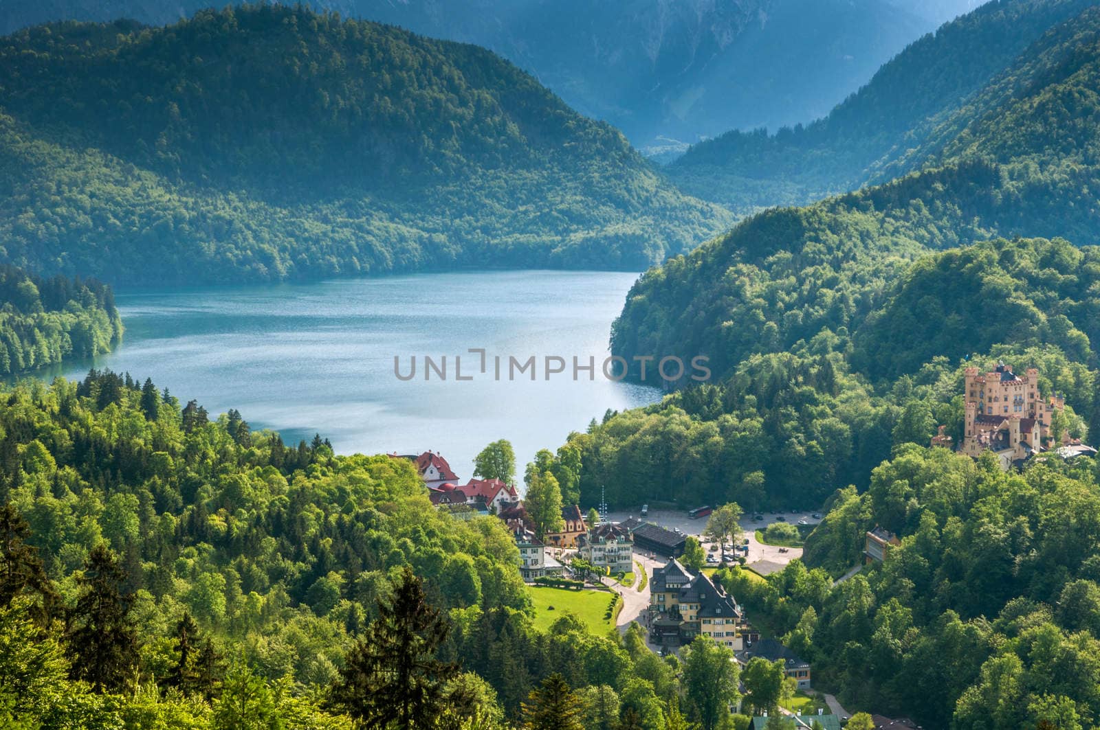 majestic mountain landscape by vlaru
