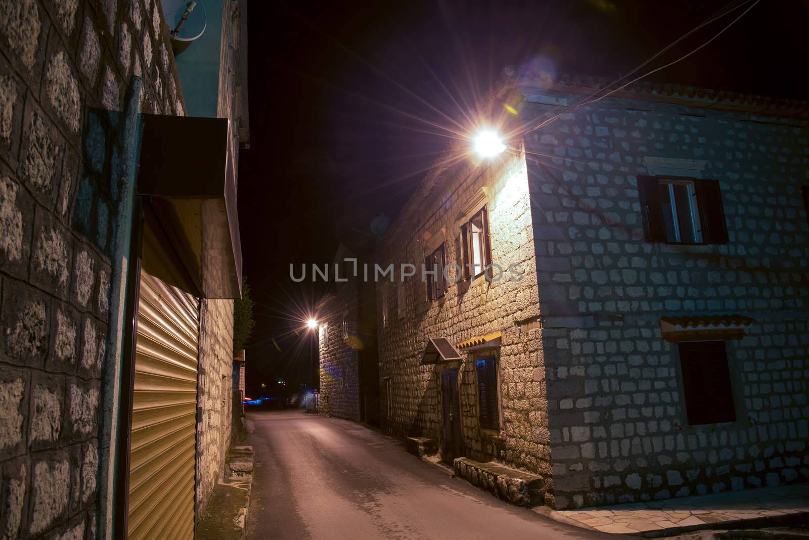 the old town in Budva, Montenegro in Europe