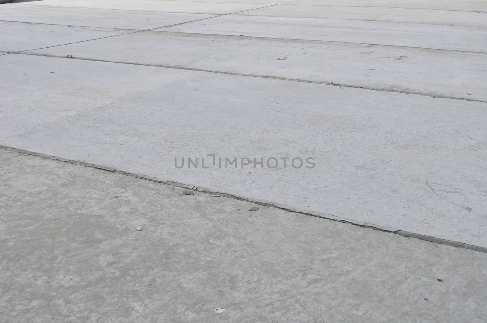 closeup of the concrete slabs by vlaru