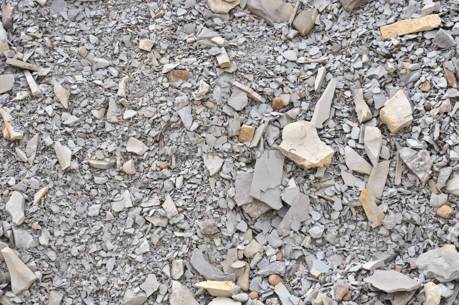 Road stone gravel texture to background by vlaru