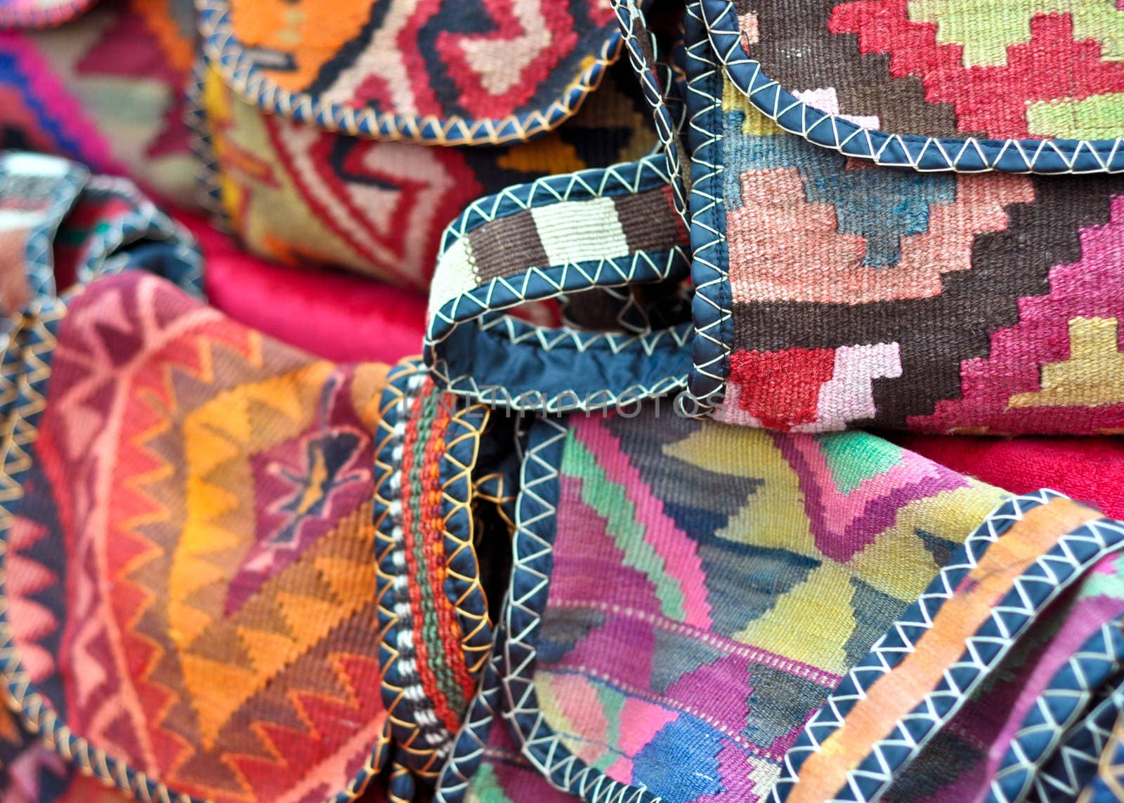 handmade genuine ethnic bags  made of cloth by vlaru