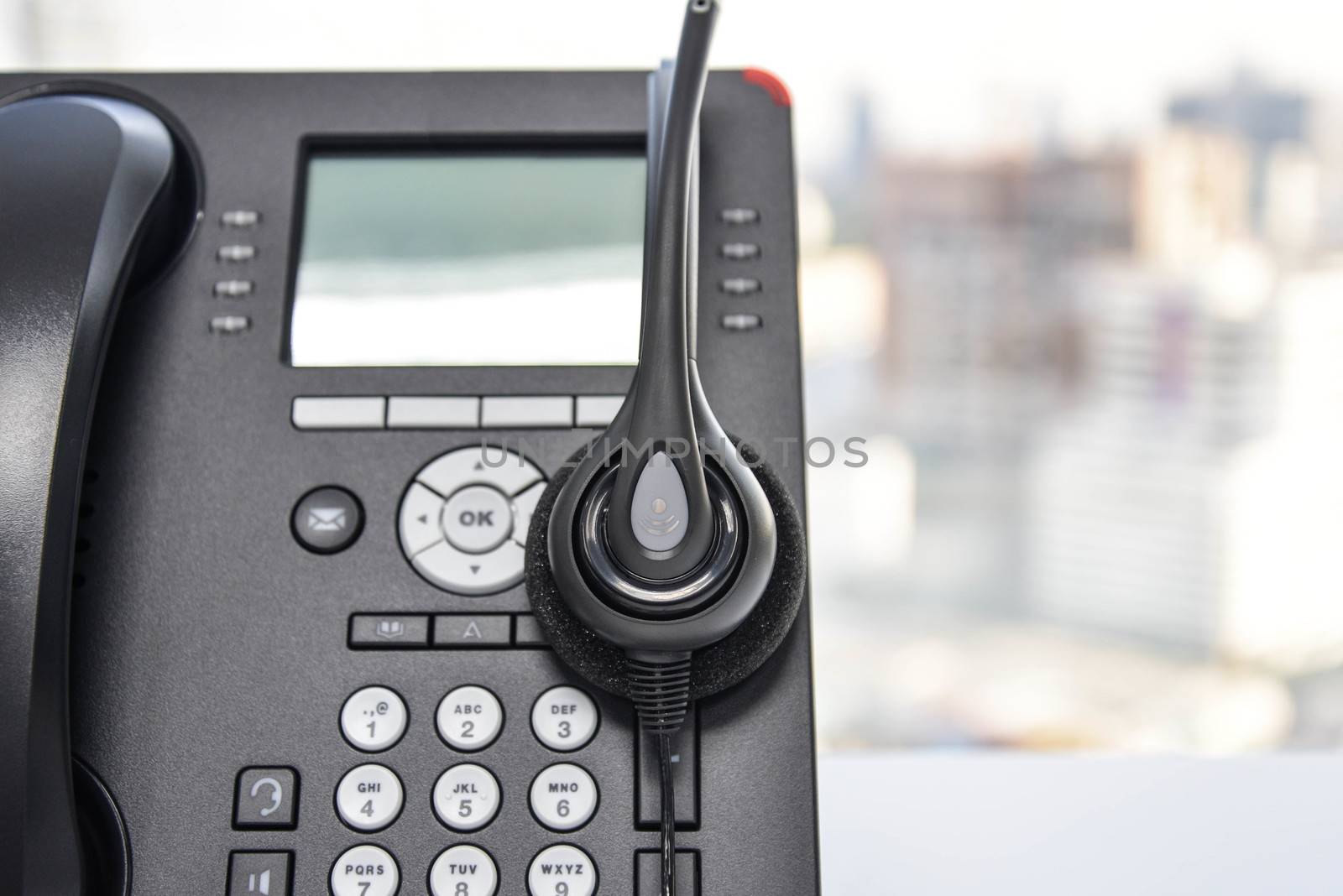 Headset and the IP Phone by Magneticmcc