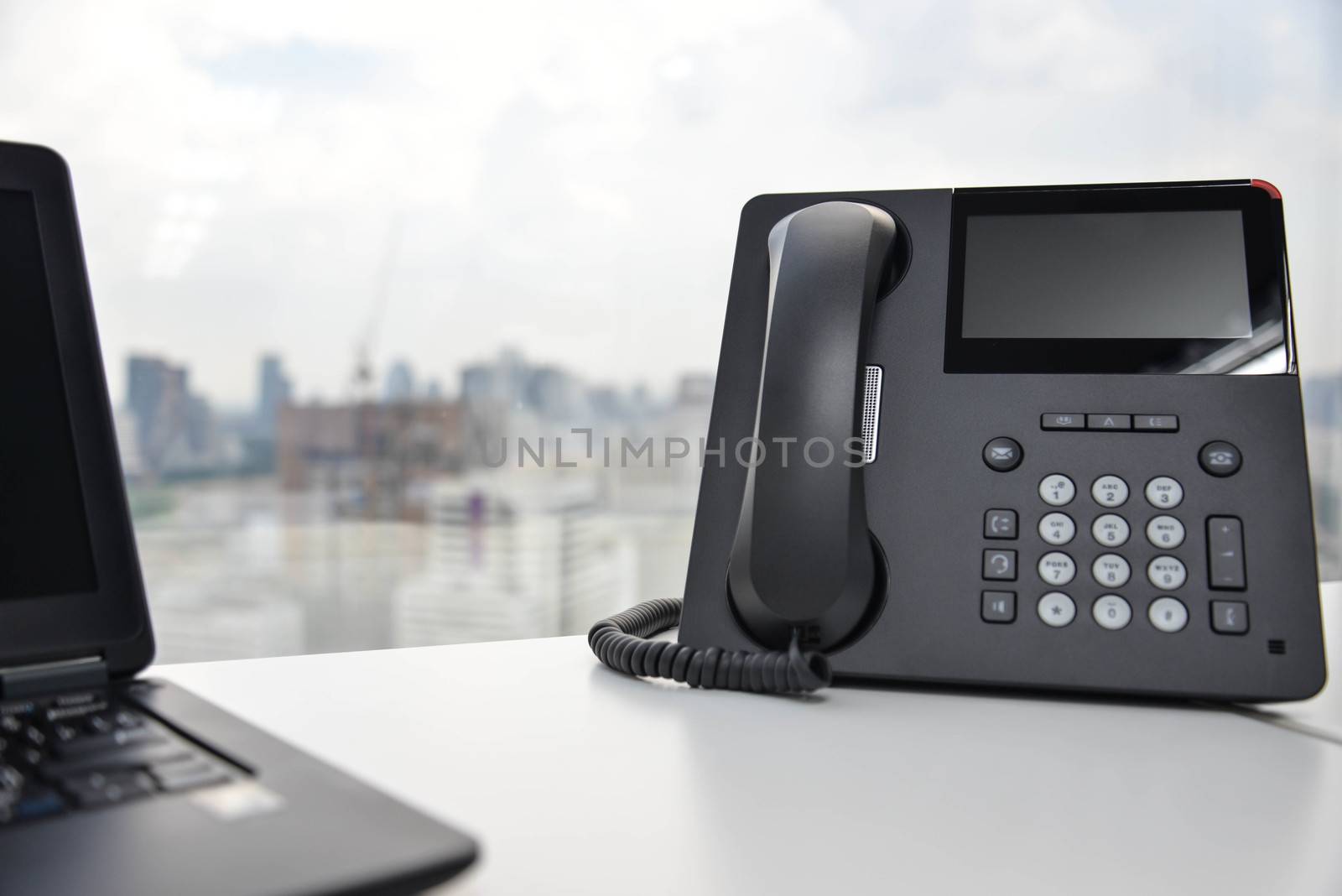 Laptop and IP Phone
