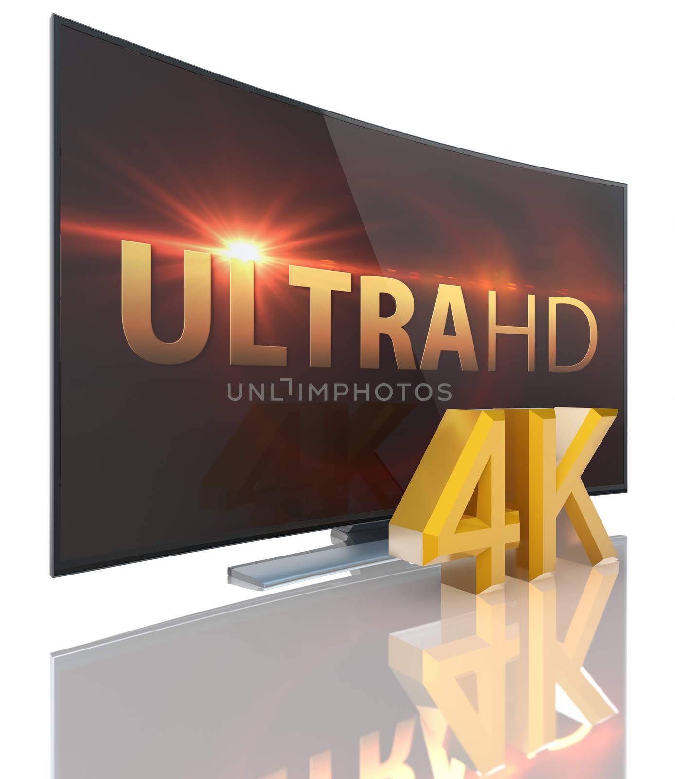 UltraHD Smart Tv with Curved screen by manaemedia