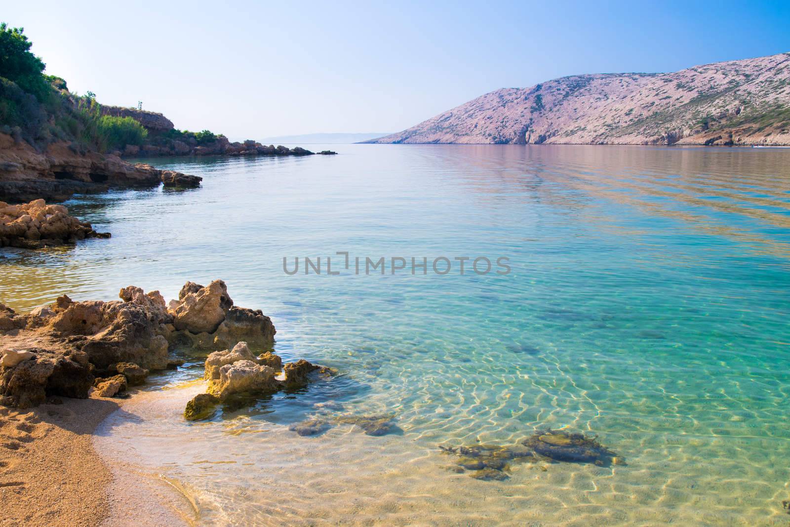 The pristine coastline and crystal clear water of the island of  by Isaac74