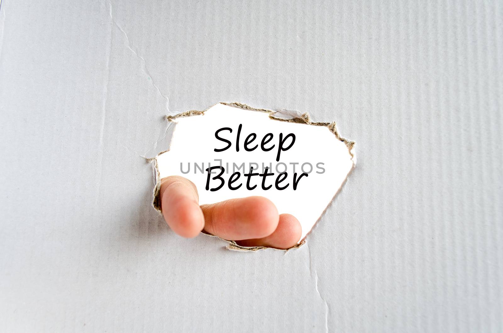 Sleep better text concept by eenevski
