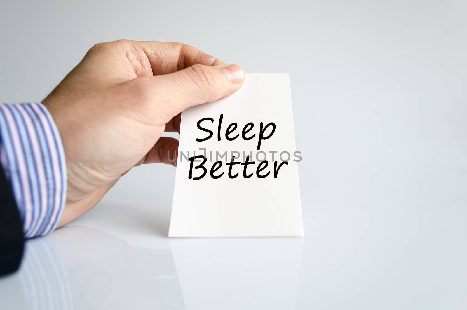 Sleep better text concept by eenevski