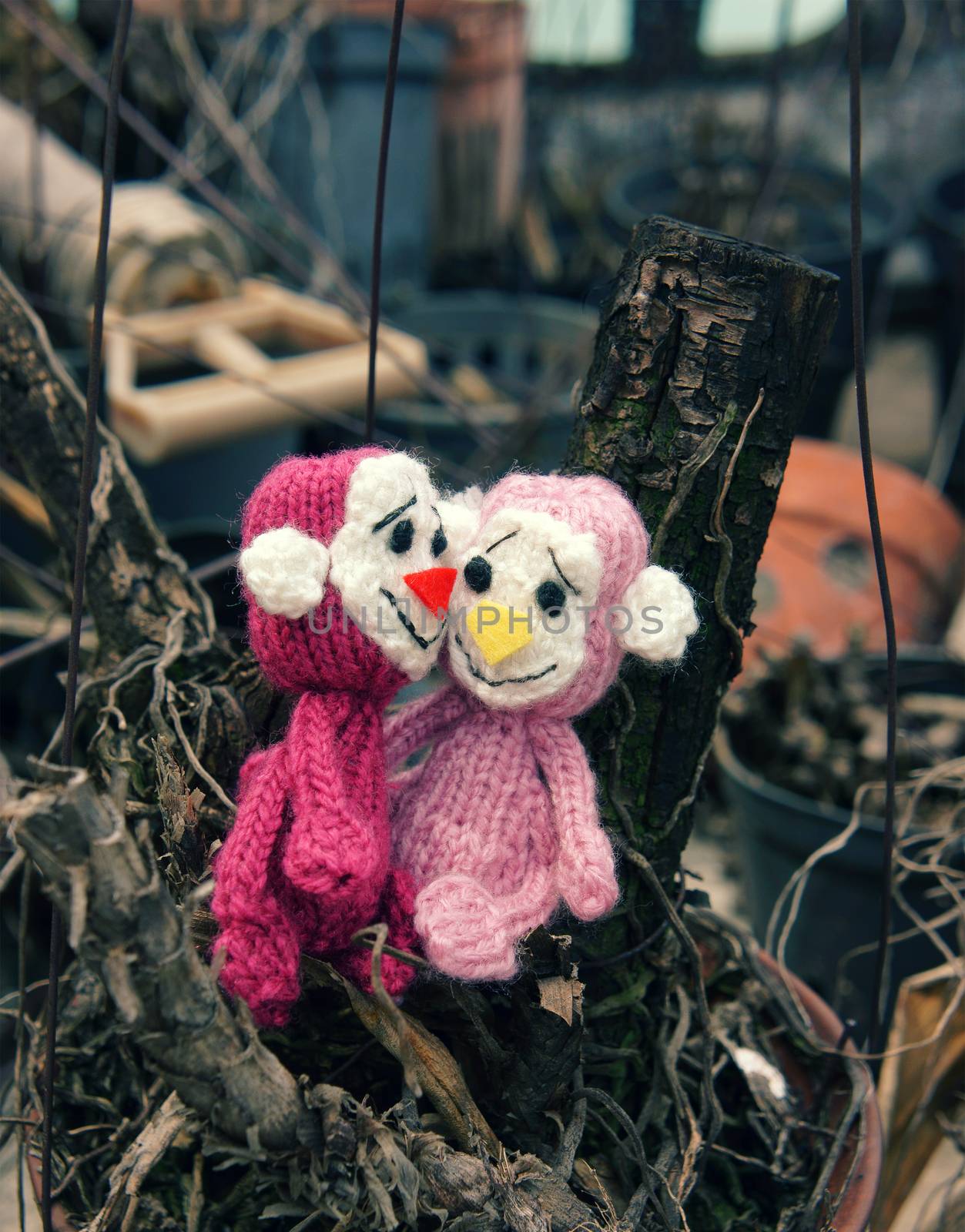 monkey, symbol,  intelligent, handmade, knitted toy by xuanhuongho