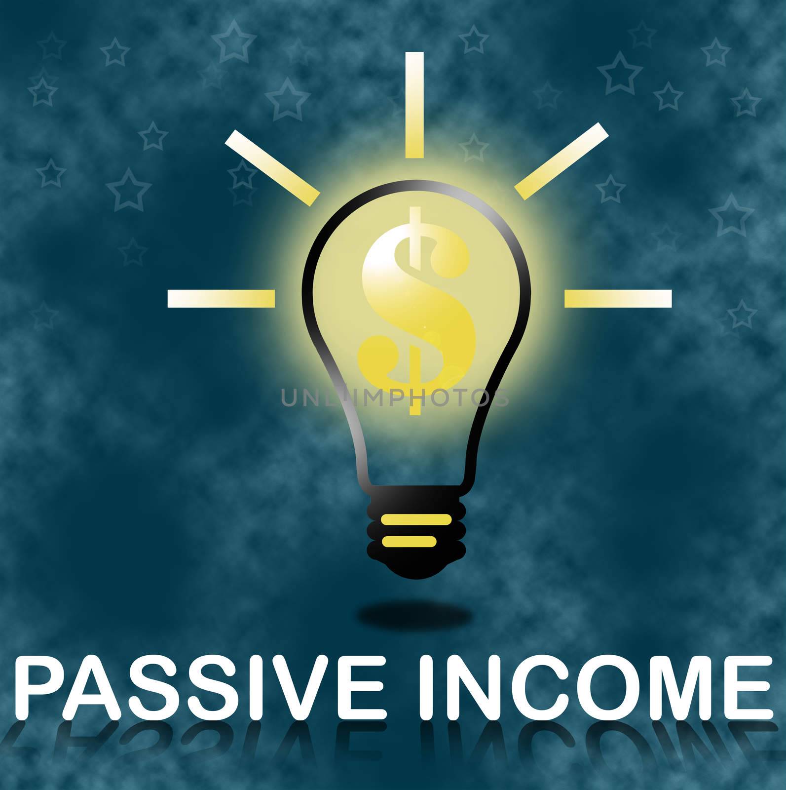 Passive income business concept. by Gamjai