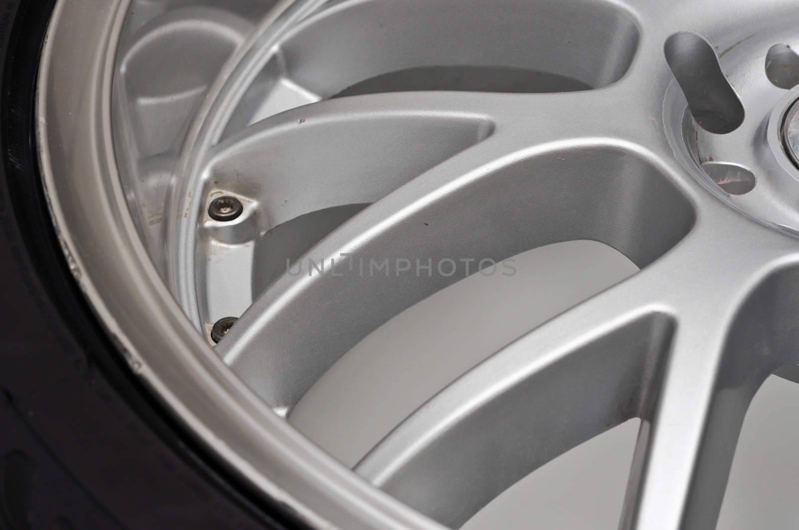 the close up of the aluminum rims by vlaru