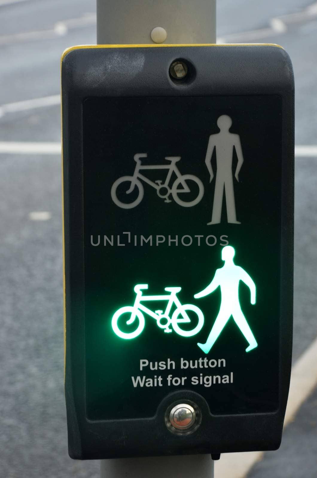 Pedestrian Control Signal at green