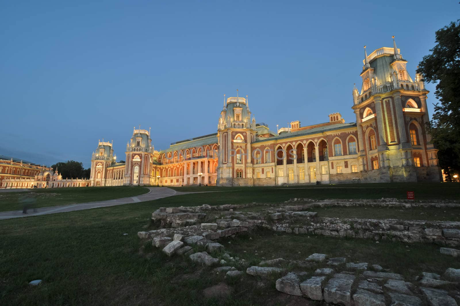 Tsaritsino palace. Moscow. Russia.