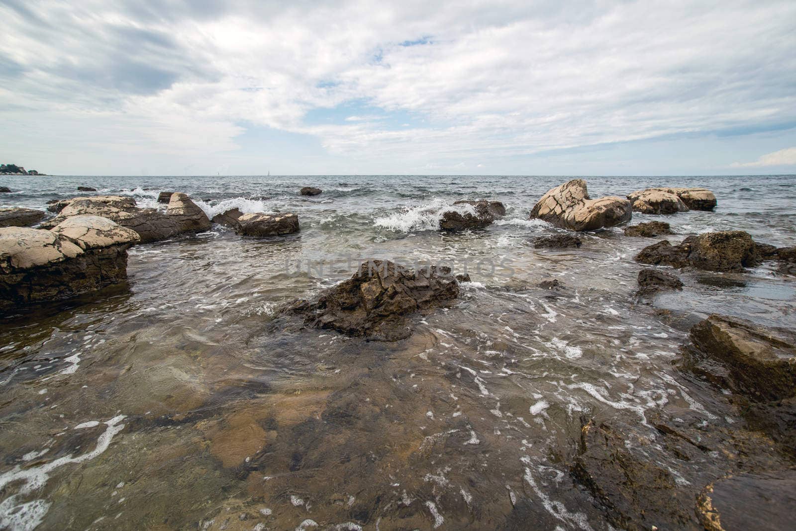 cloudly day on the Adriatic coast by vlaru