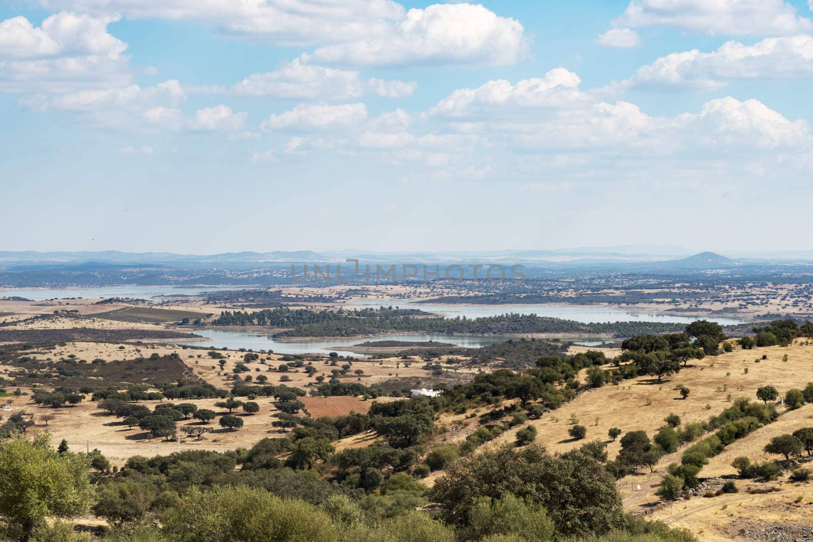 View over the Alqueva, Portugal by compuinfoto