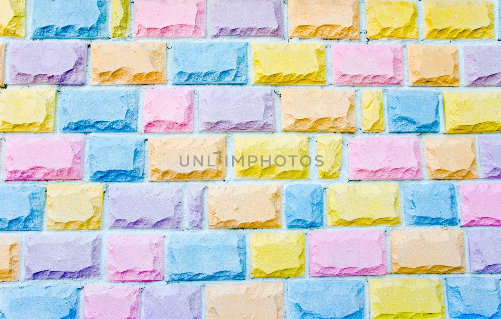 many color stone of wall texture.
