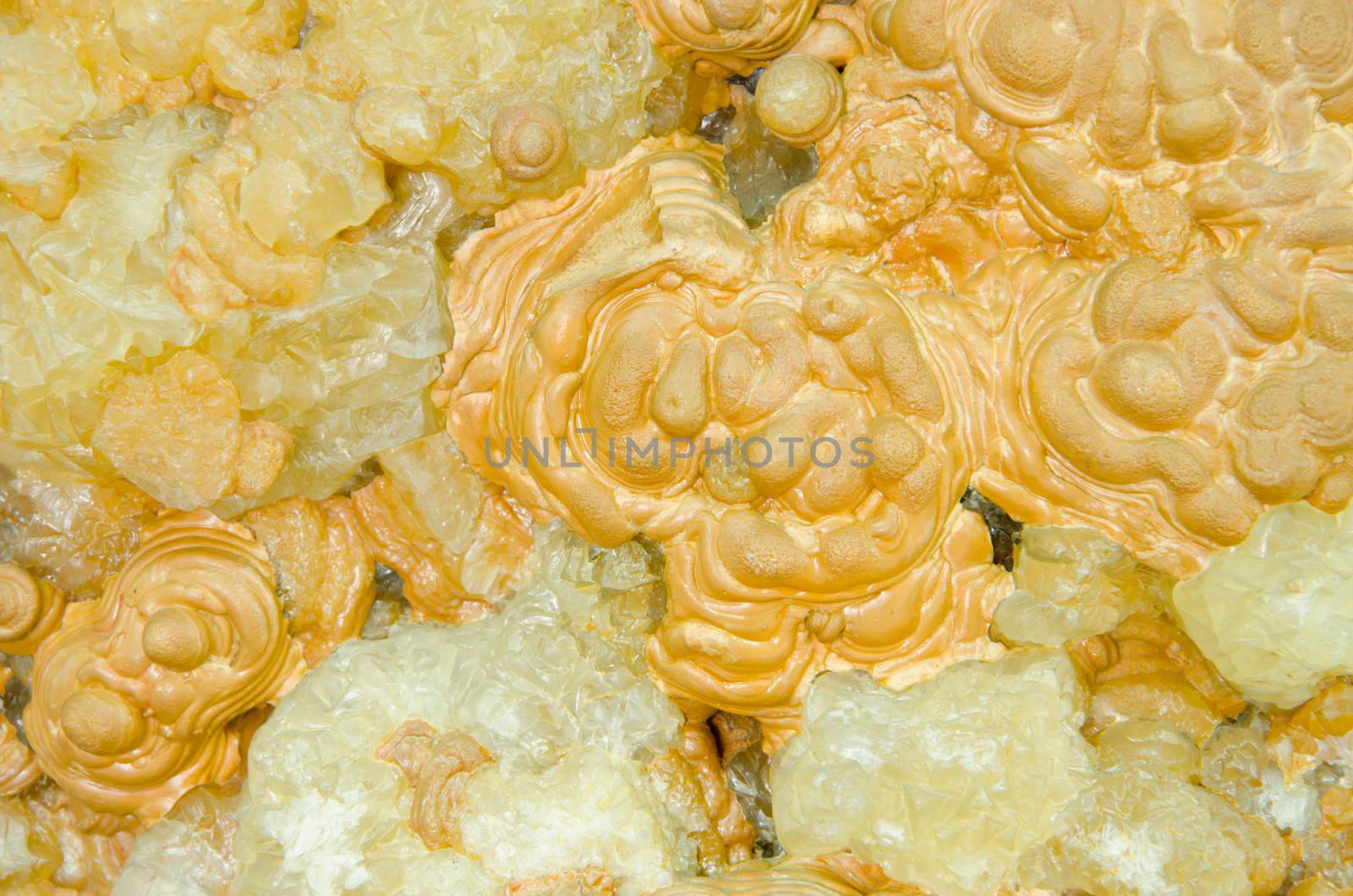 Close up of Surface of yellow stone background
