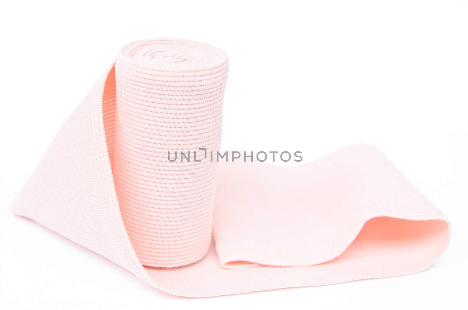 Medical bandage on a white background