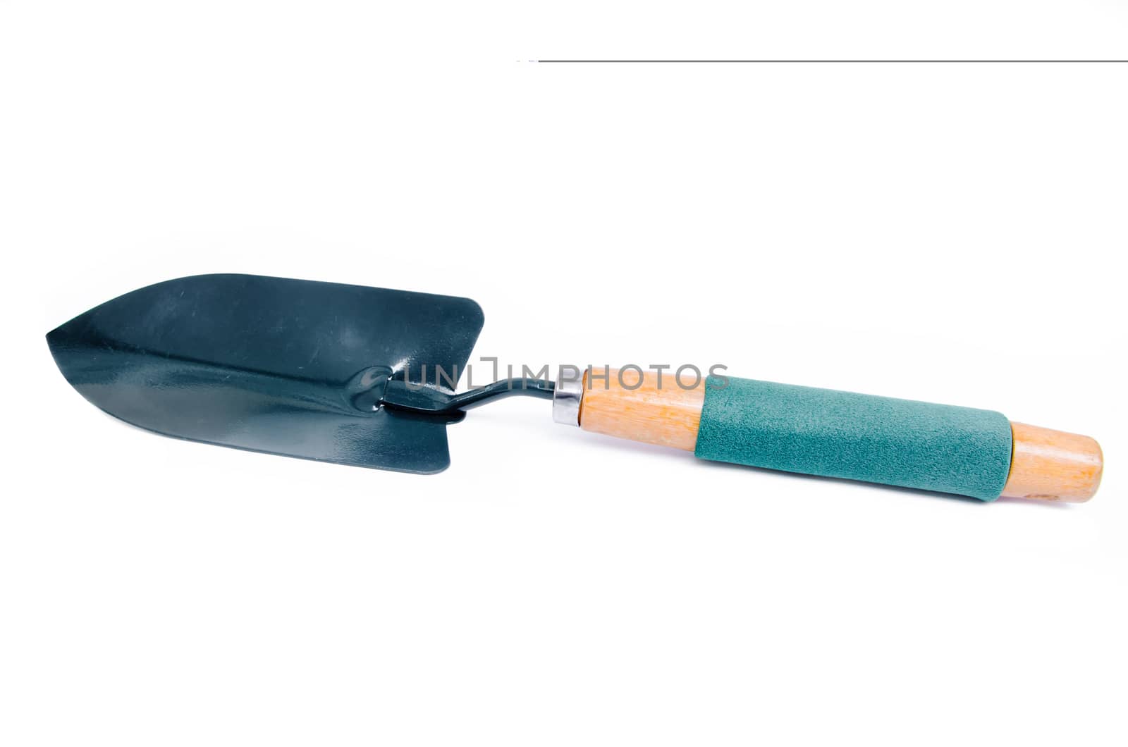 Small Shovel on white background.