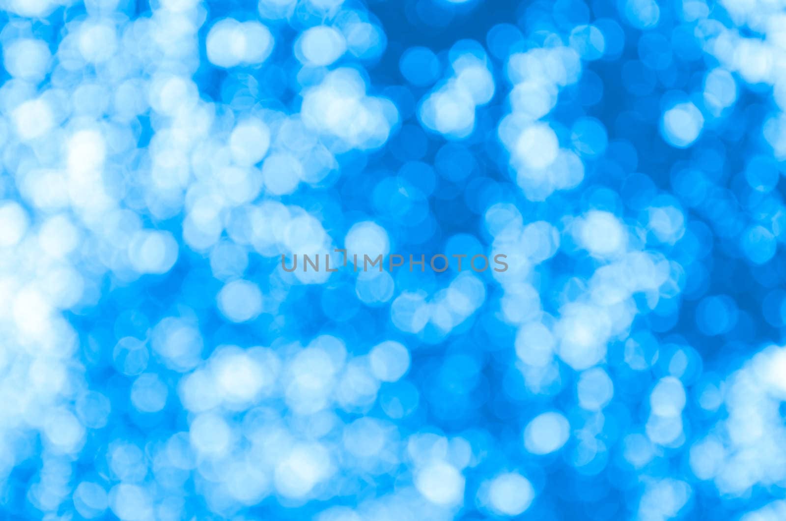 blue bokeh background