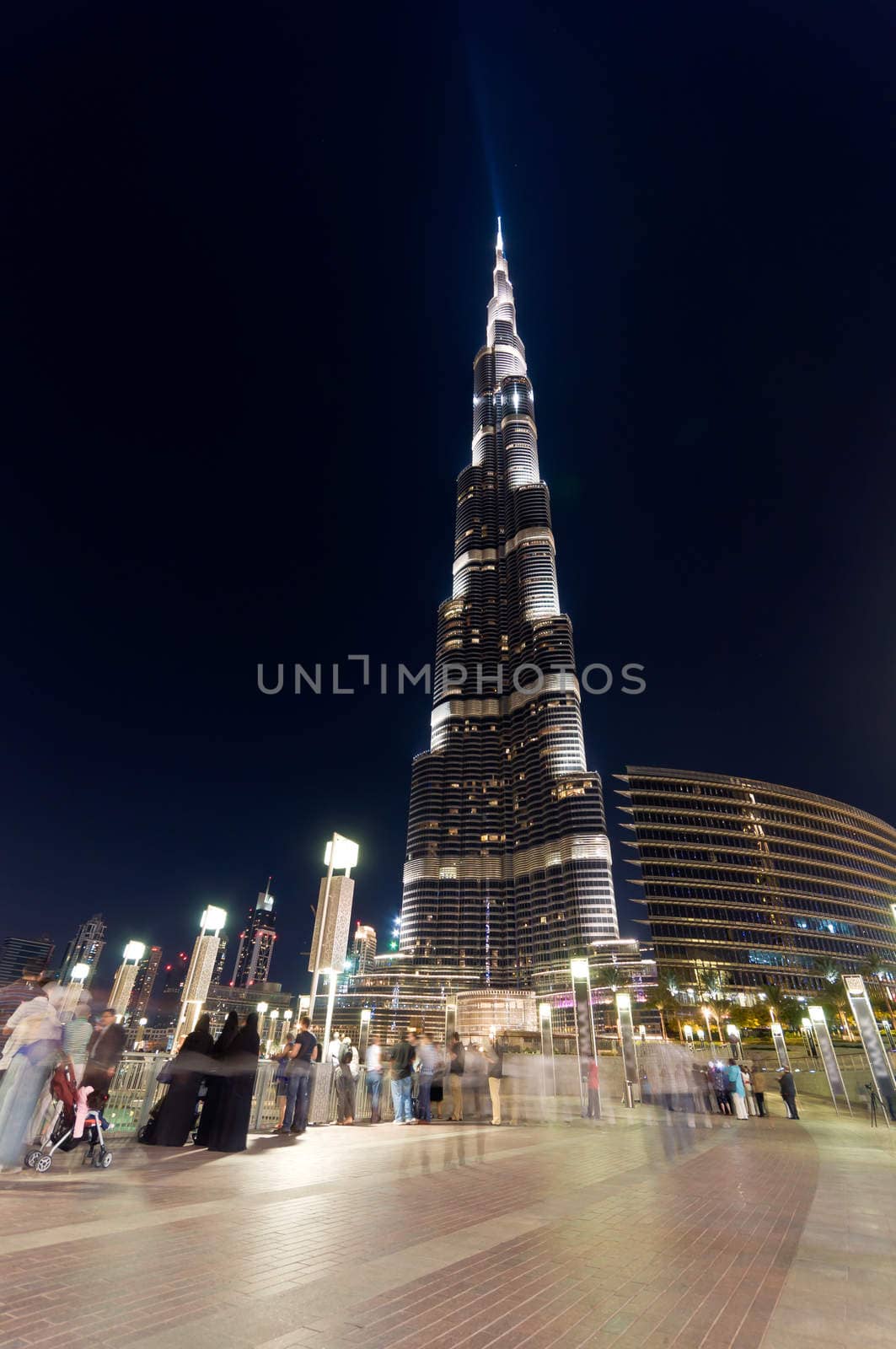 Burj Khalifa, Dubai,  night view by vlaru