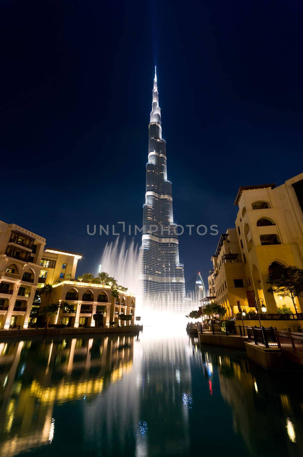 burj Khalifa, Dubai,  night view by vlaru