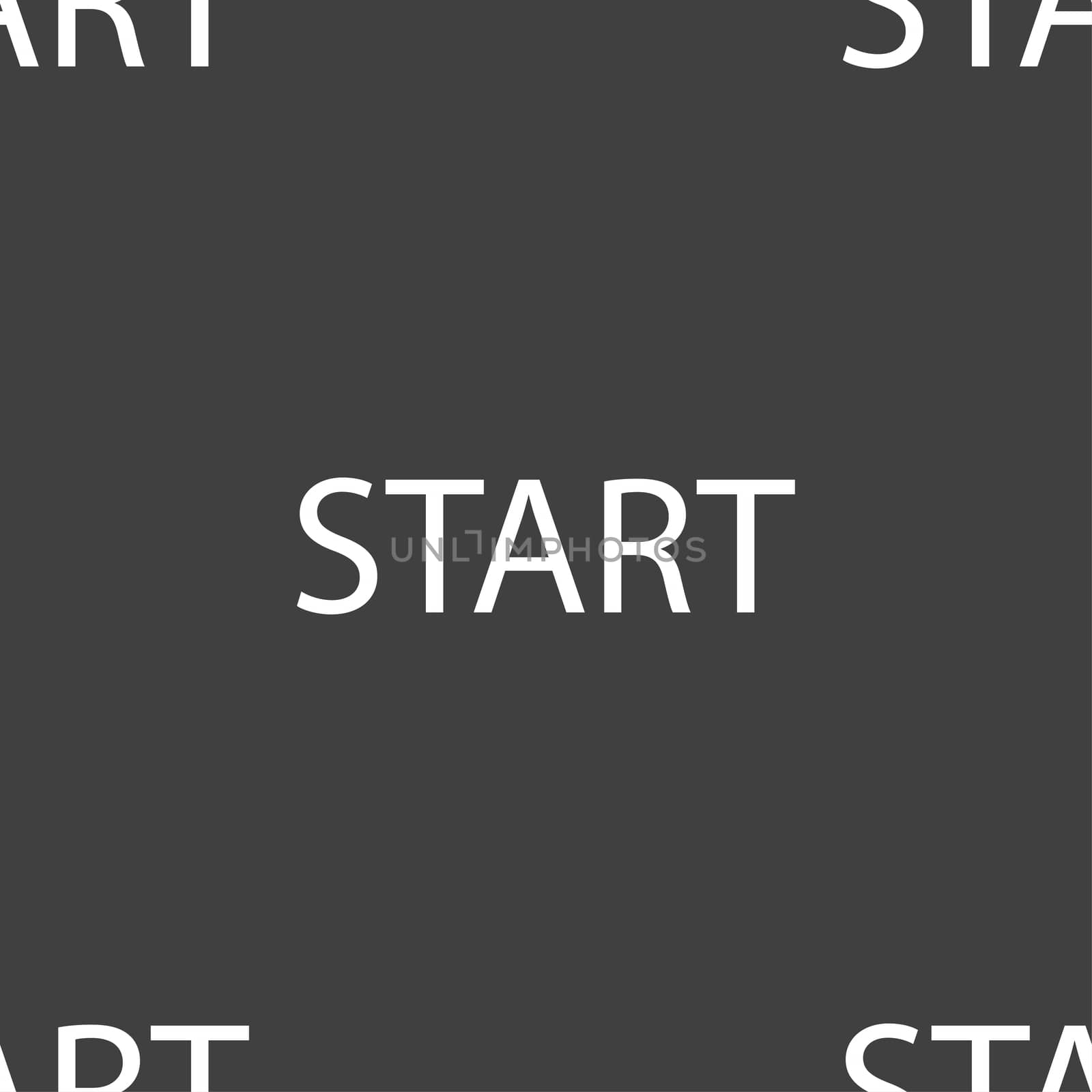 Start engine sign icon. Seamless pattern on a gray background.  by serhii_lohvyniuk