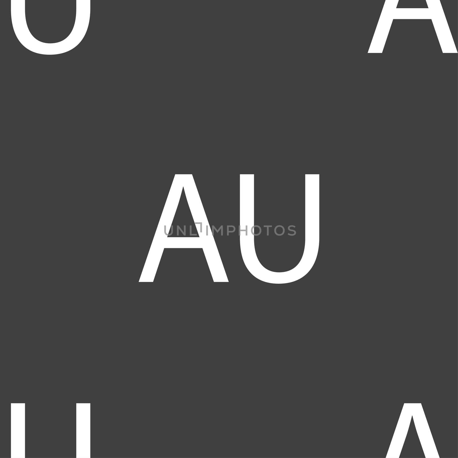 australia sign icon. Seamless pattern on a gray background.  by serhii_lohvyniuk