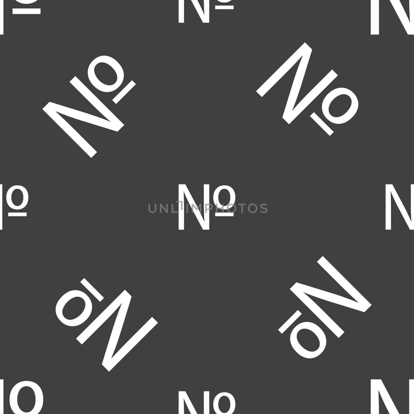 number icon. Set Flat modern. Seamless pattern on a gray background.  by serhii_lohvyniuk