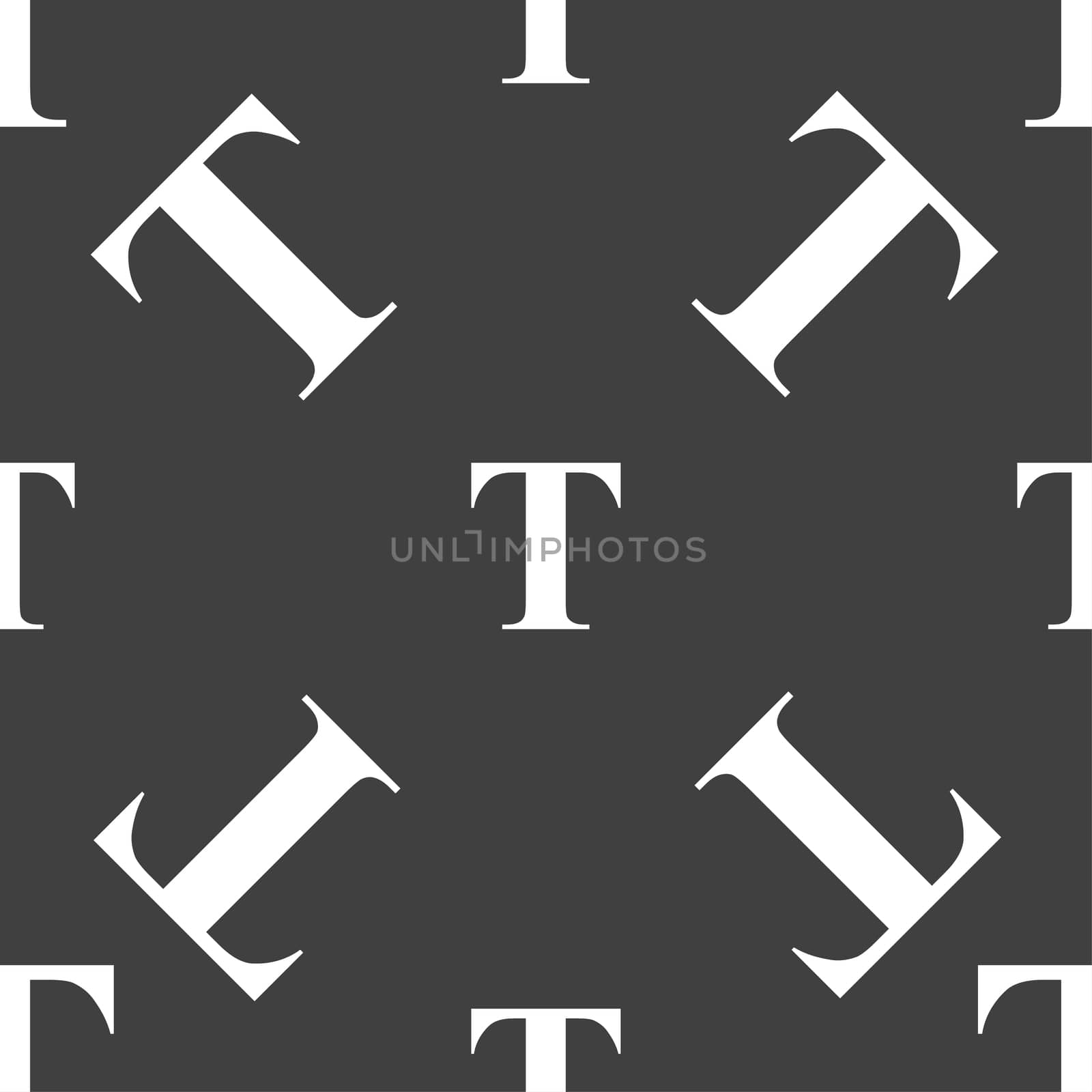 Text edit icon sign. Seamless pattern on a gray background.  by serhii_lohvyniuk