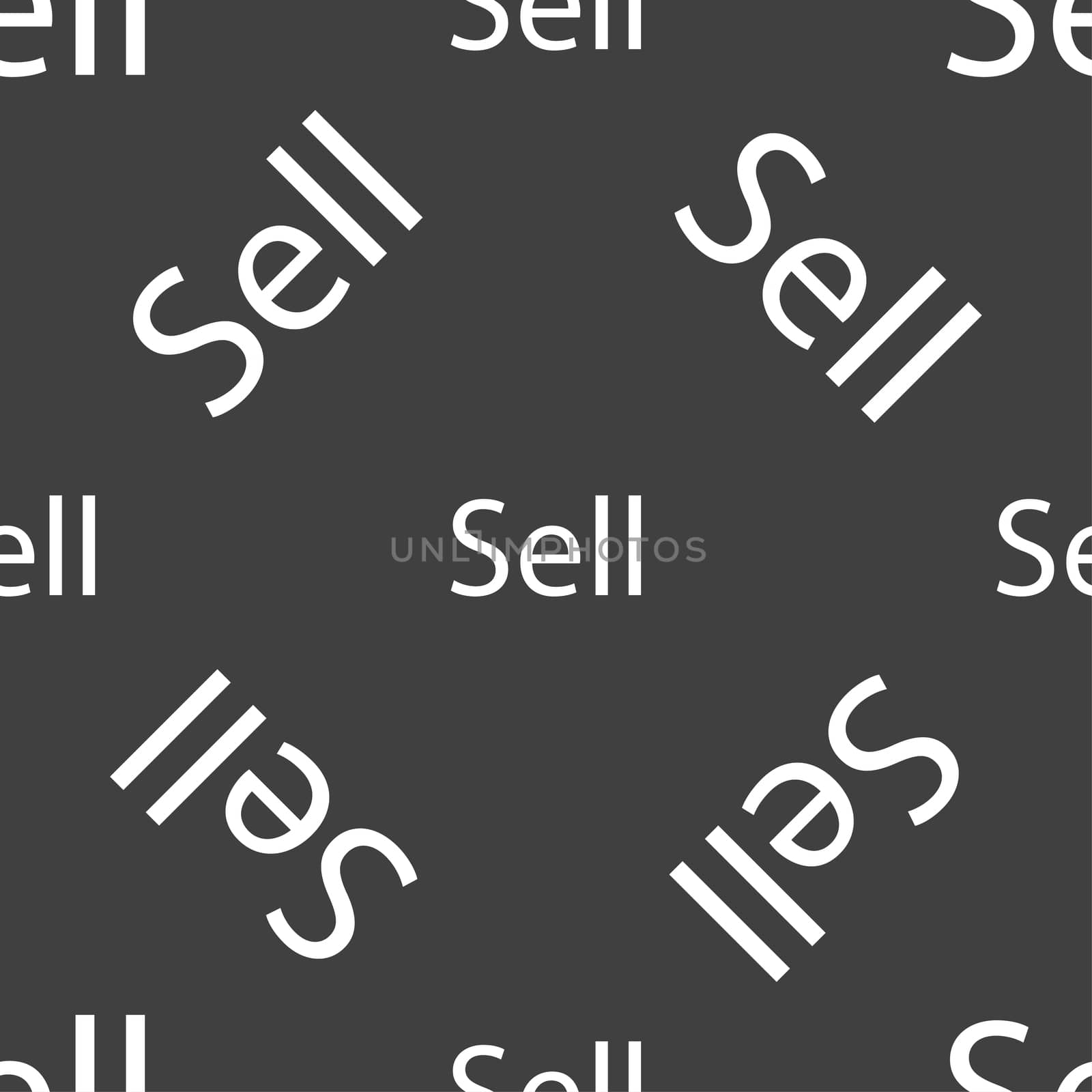 Sell sign icon. Contributor earnings button. Seamless pattern on a gray background.  by serhii_lohvyniuk