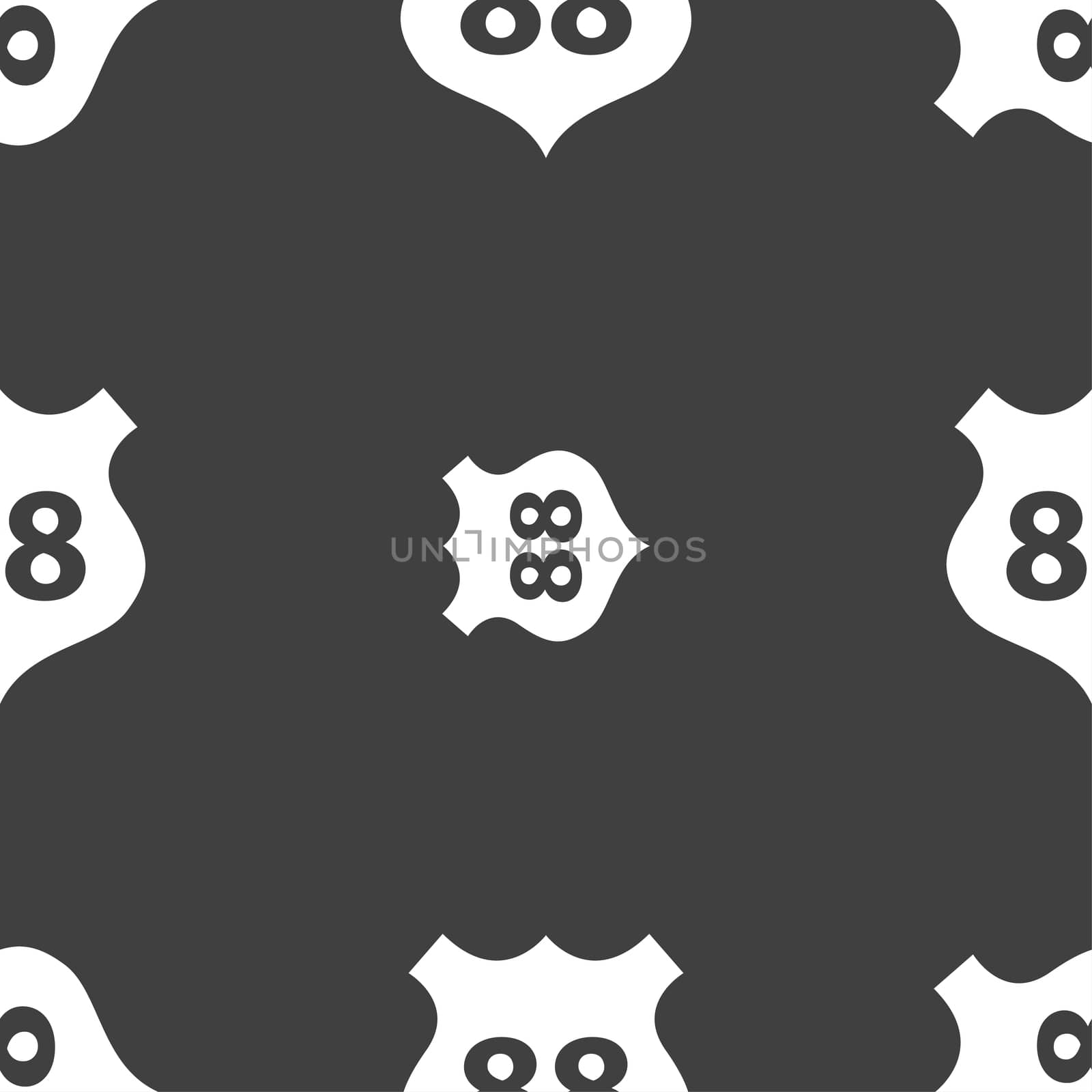 Route 88 highway icon sign. Seamless pattern on a gray background.  by serhii_lohvyniuk