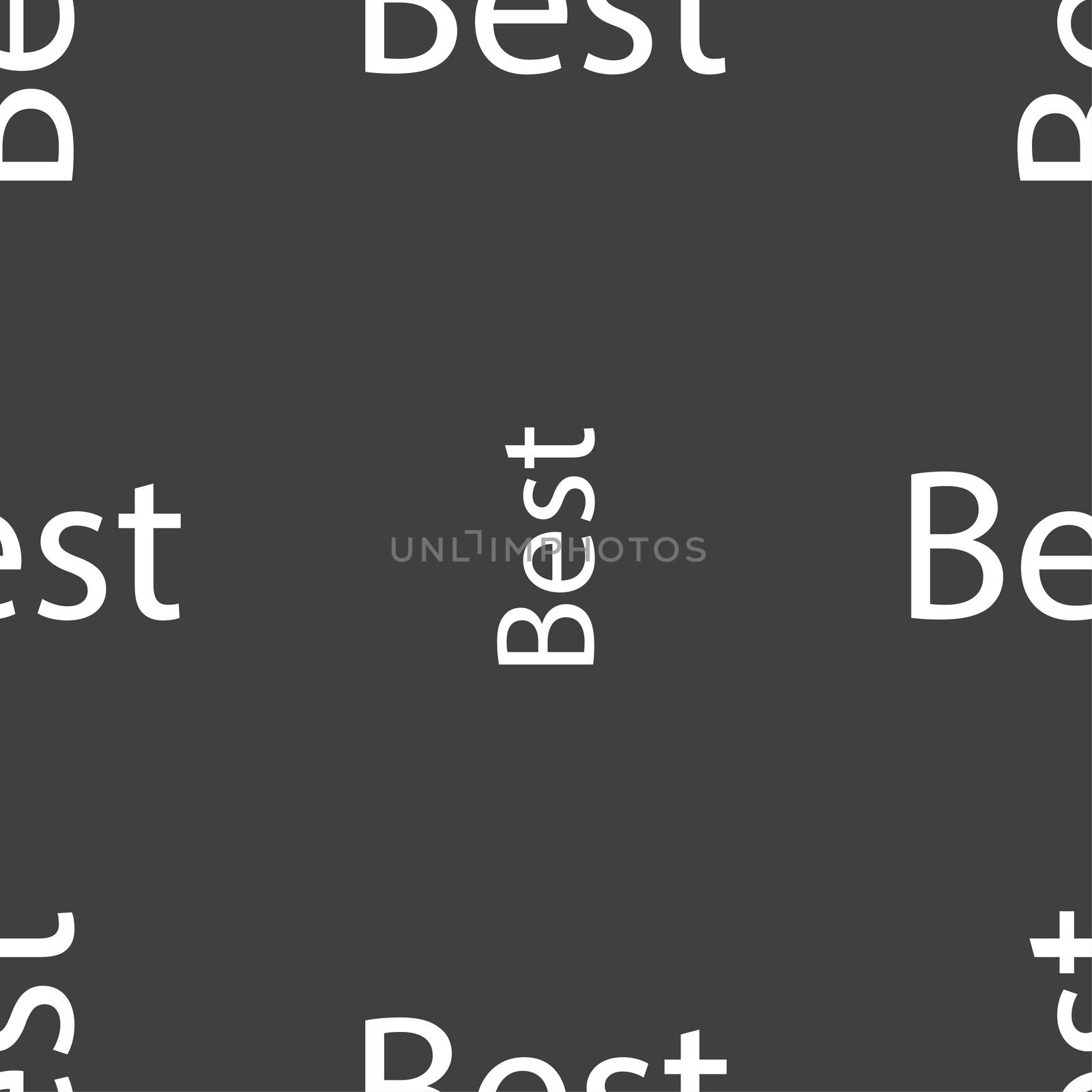 Best seller sign icon. Best-seller award symbol. Seamless pattern on a gray background.  by serhii_lohvyniuk