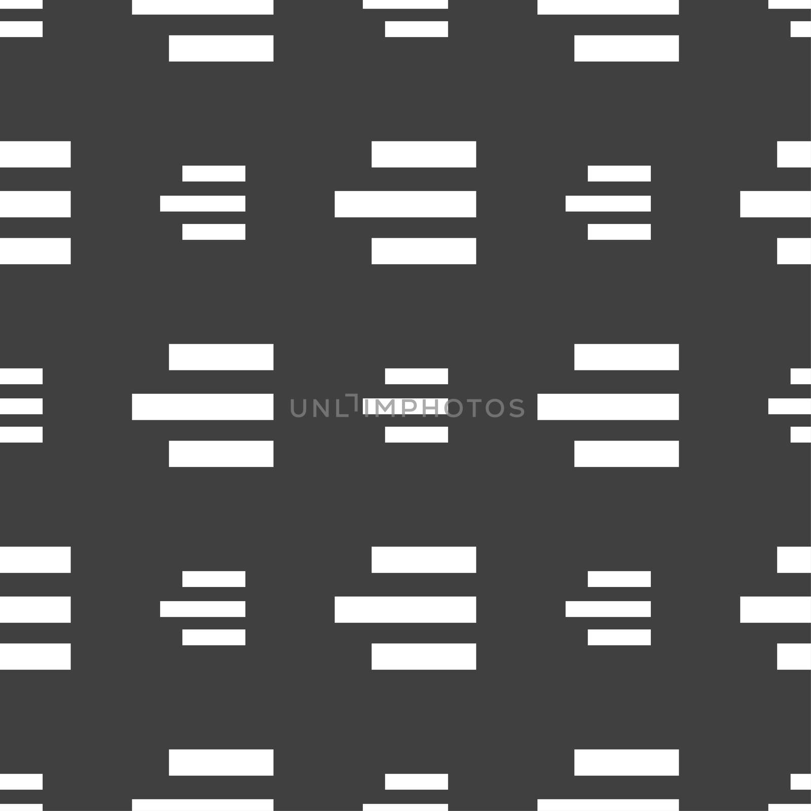 Right-aligned icon sign. Seamless pattern on a gray background. illustration
