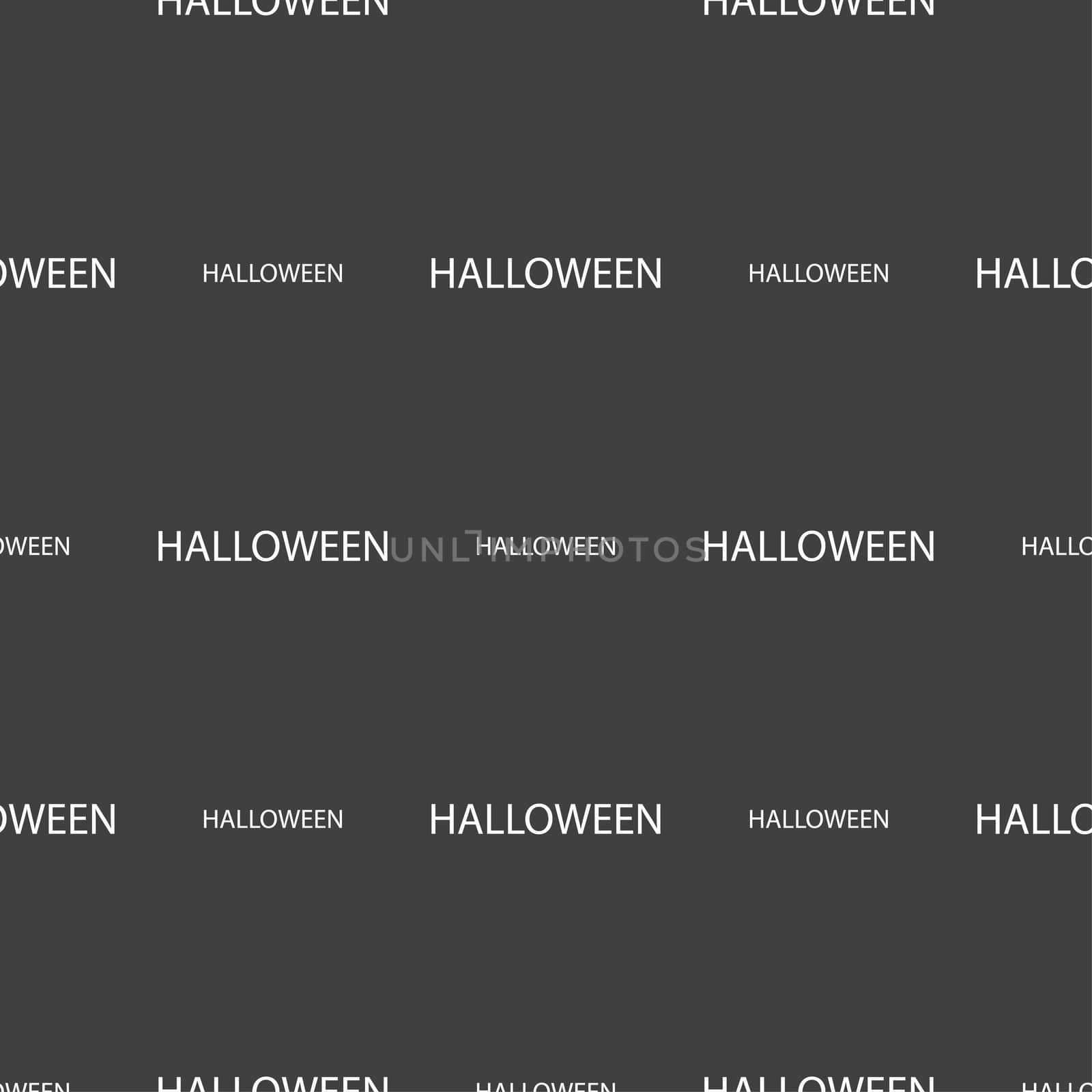 Halloween sign icon. Halloween-party symbol. Seamless pattern on a gray background. illustration