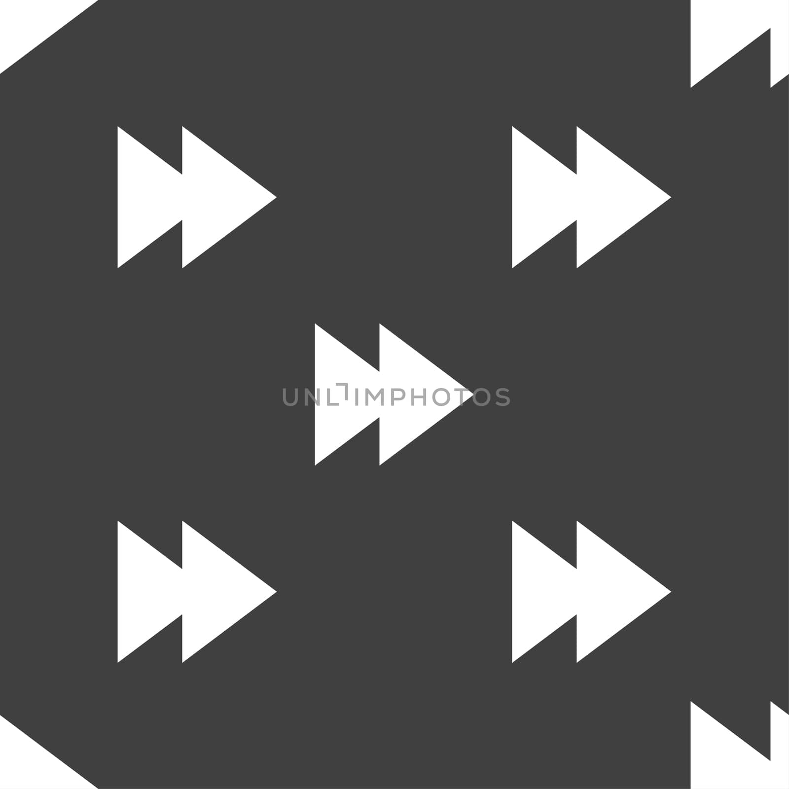 multimedia sign icon. Player navigation symbol. Seamless pattern on a gray background.  by serhii_lohvyniuk