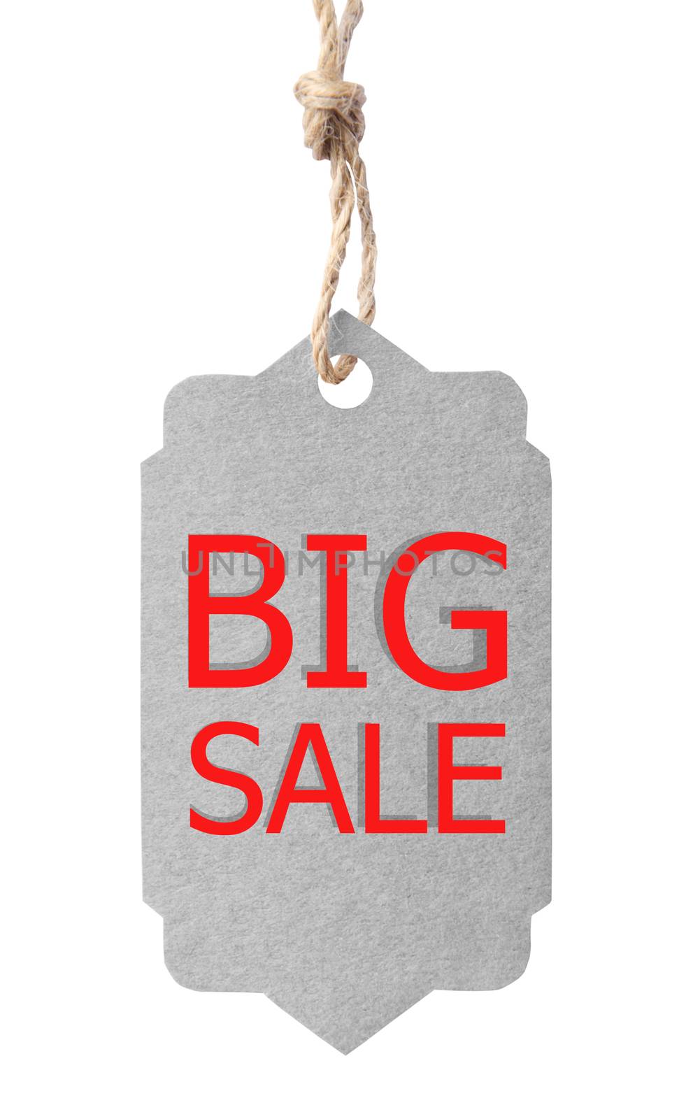 Eco friendly label. Big sale, isolated on white background, clipping path.