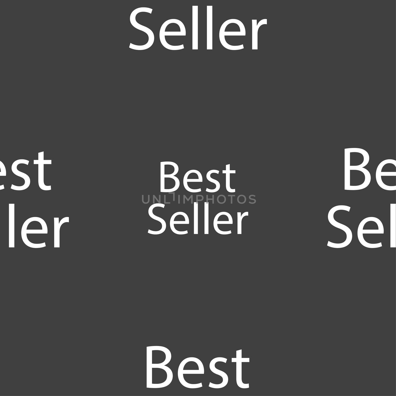 Best seller sign icon. Best-seller award symbol. Seamless pattern on a gray background.  by serhii_lohvyniuk