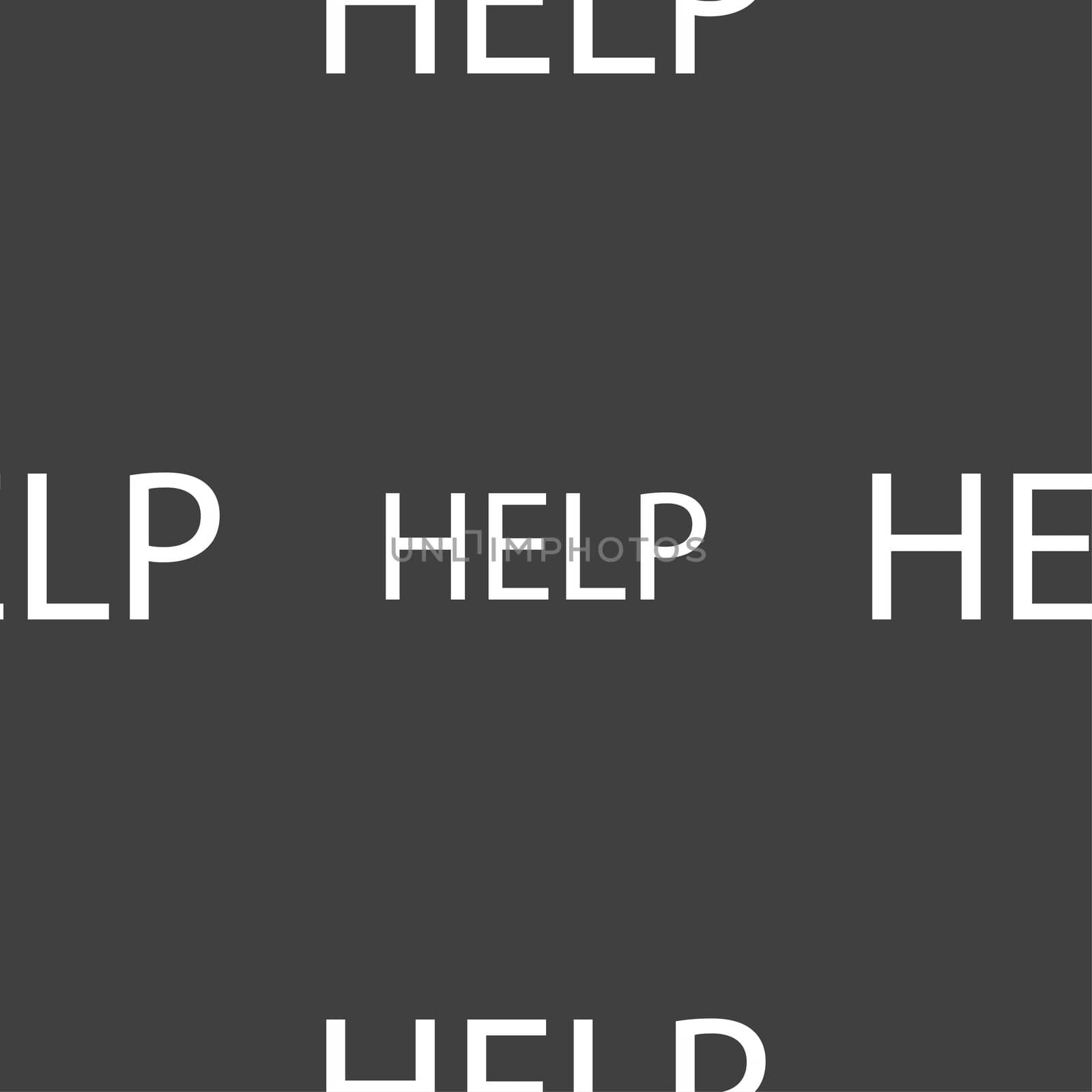 Help point sign icon. Question symbol. Seamless pattern on a gray background. illustration