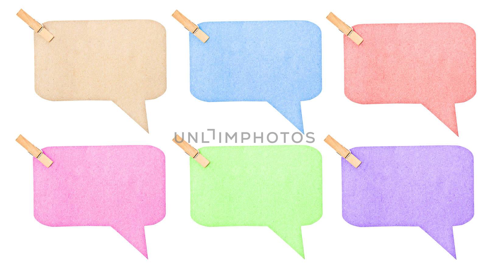 many color of tag isolated on white background, clipping path