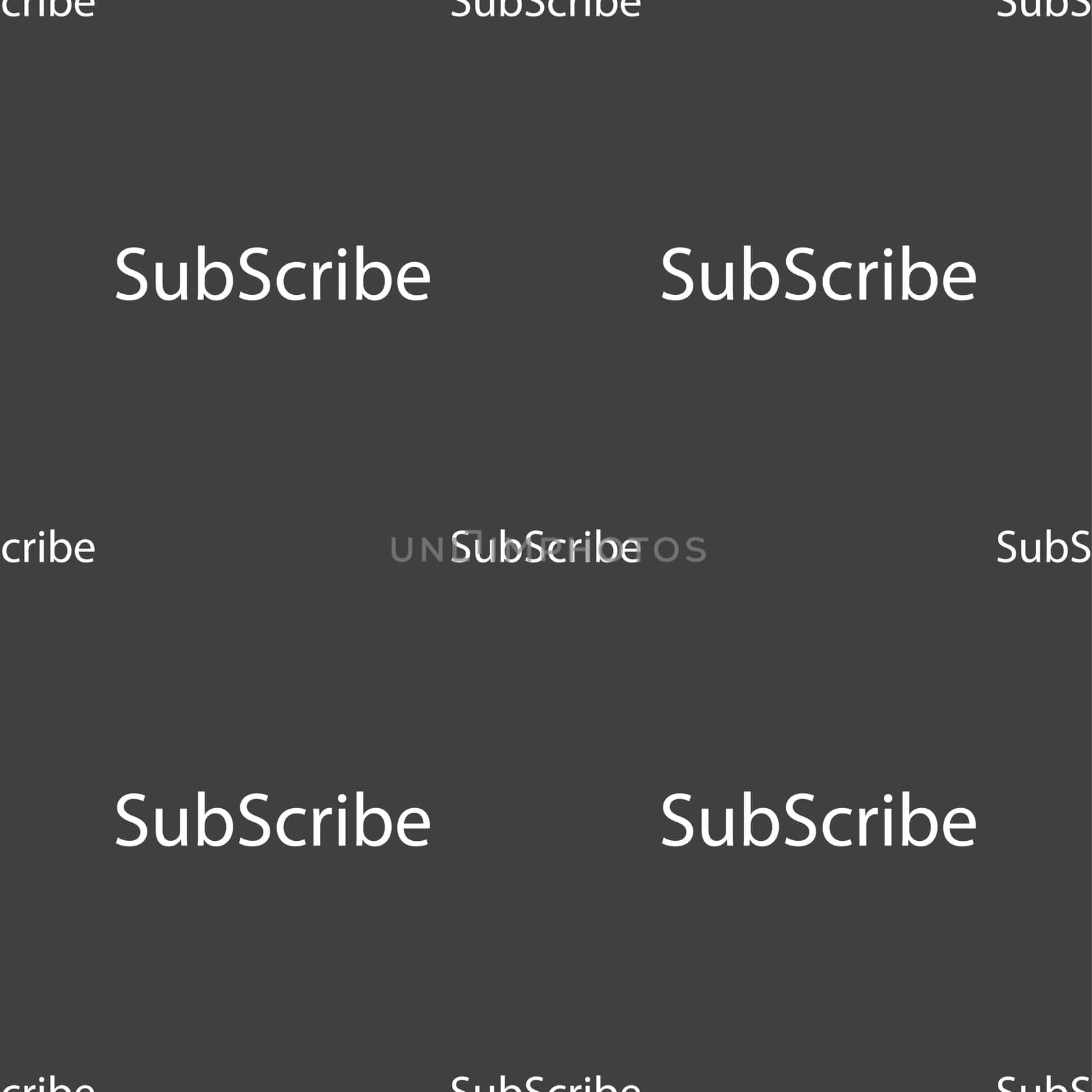 Subscribe sign icon. Membership symbol. Website navigation. Seamless pattern on a gray background. illustration