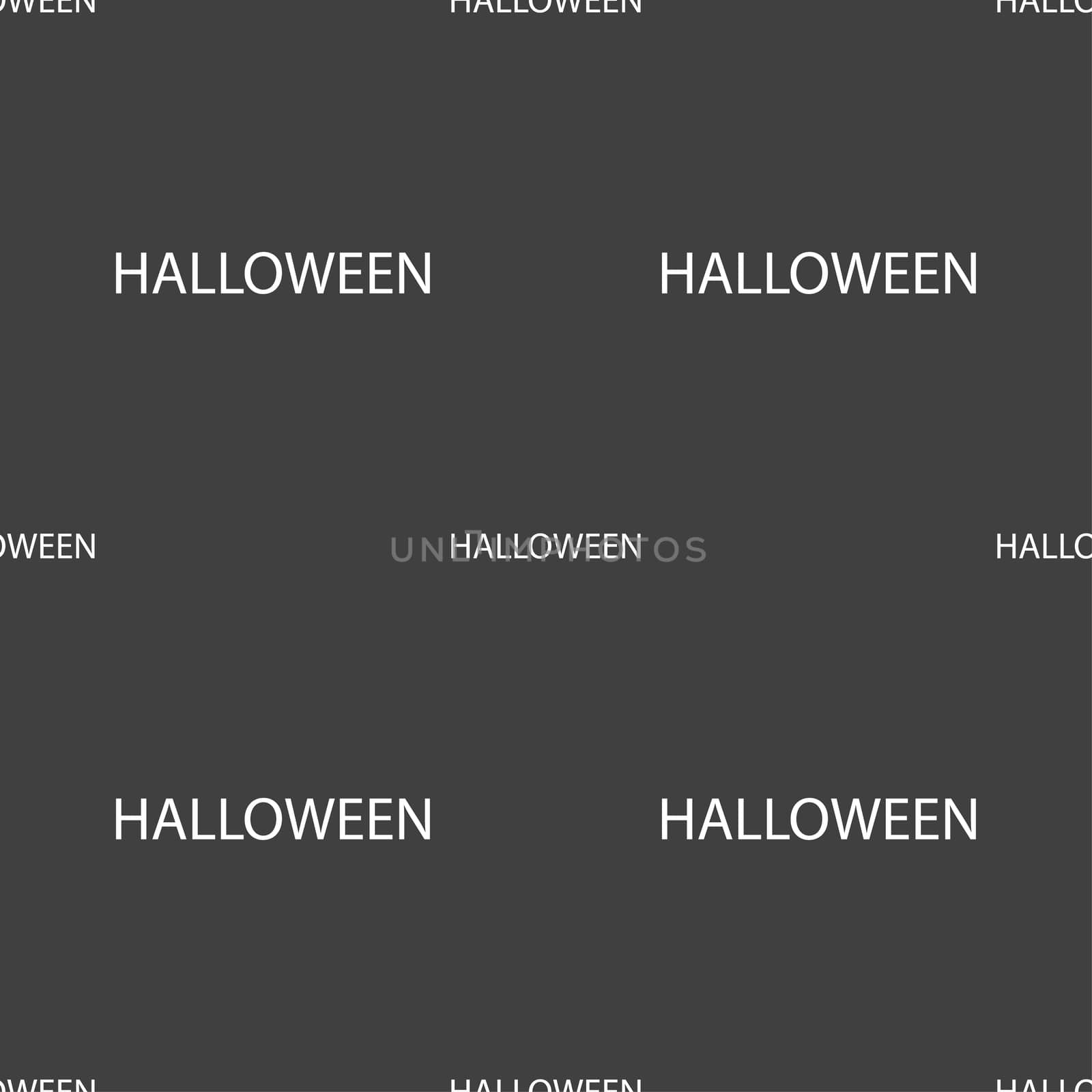 Halloween sign icon. Halloween-party symbol. Seamless pattern on a gray background.  by serhii_lohvyniuk