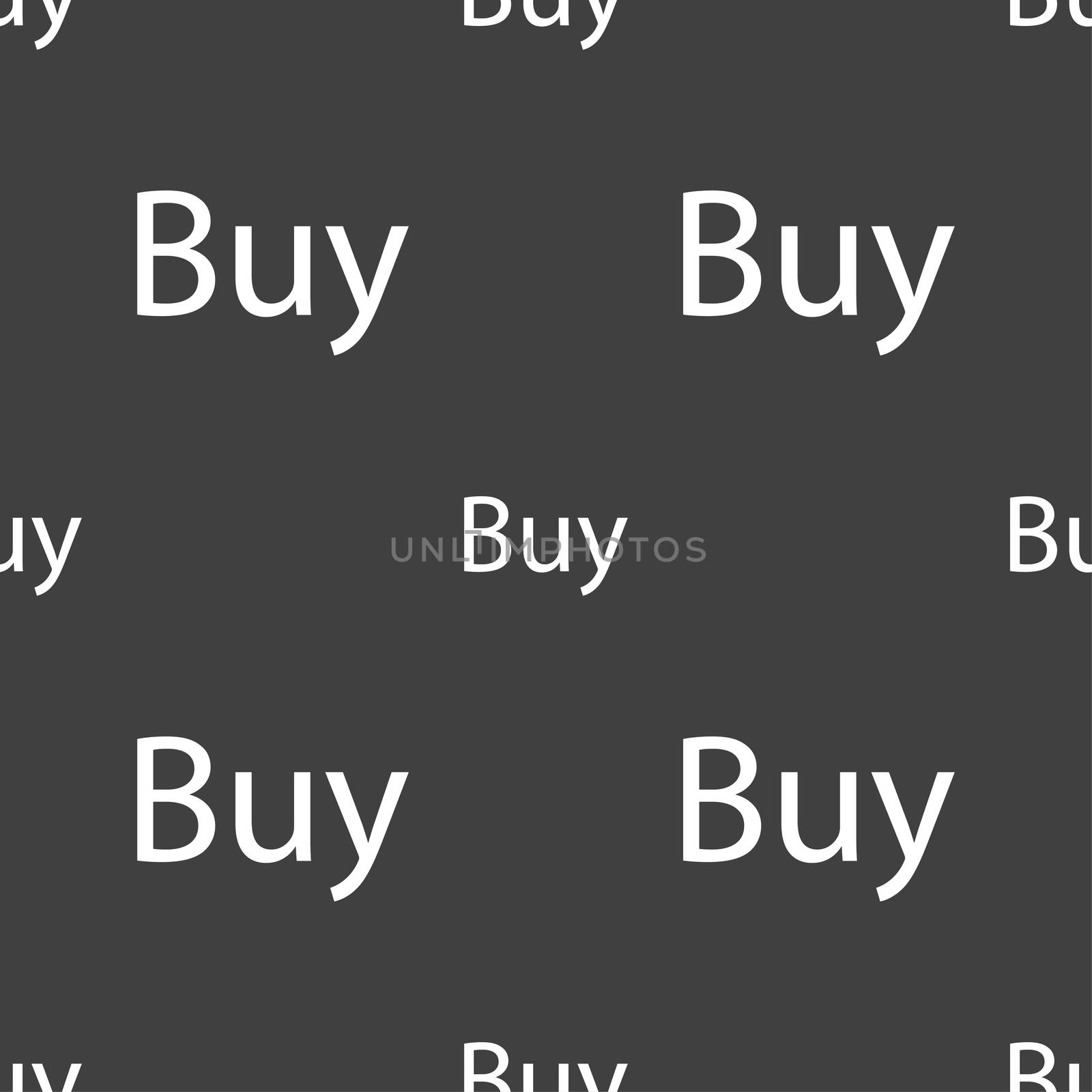 Buy sign icon. Online buying dollar usd button. Seamless pattern on a gray background.  by serhii_lohvyniuk