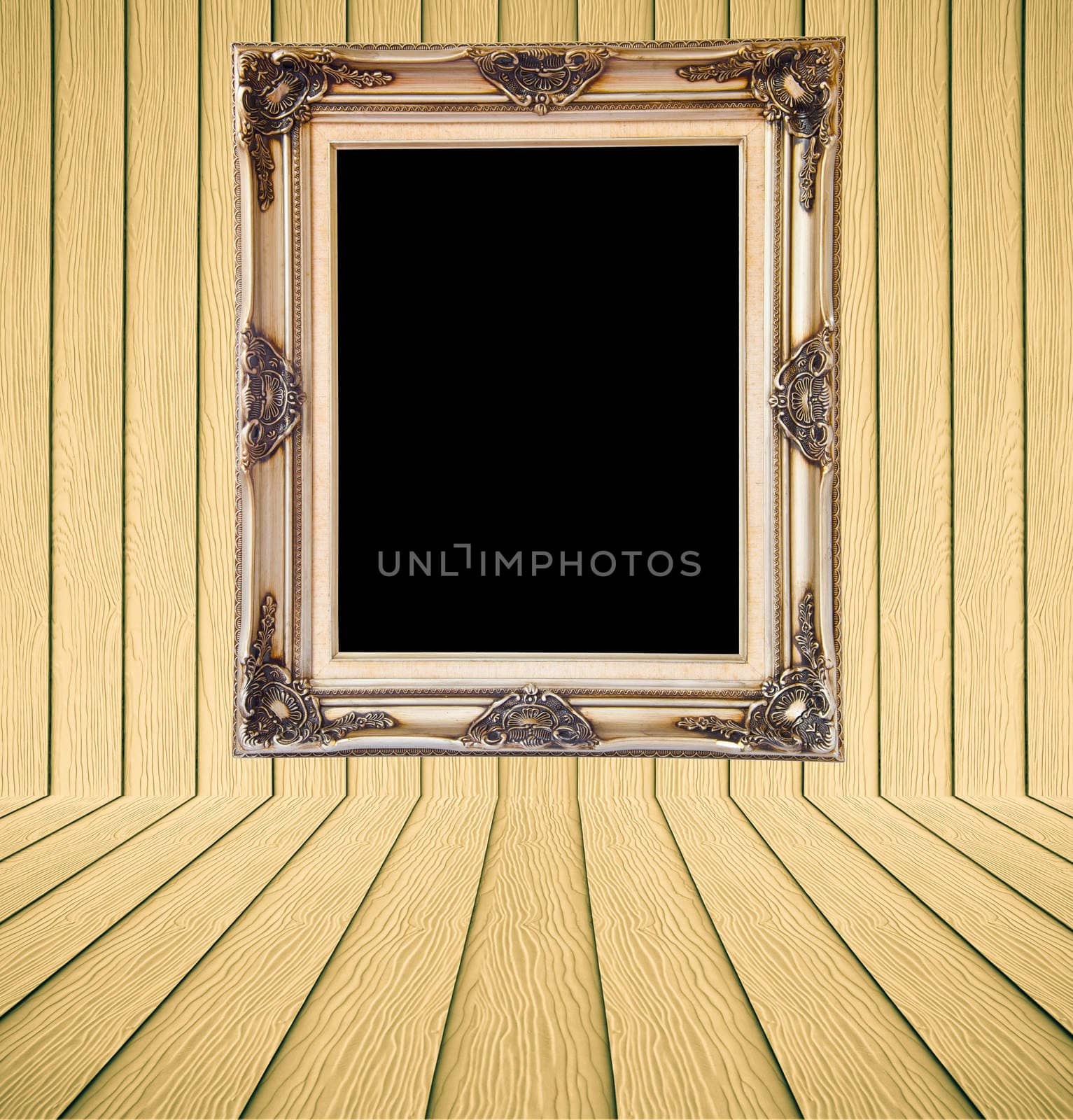 Yellow Wood texture background