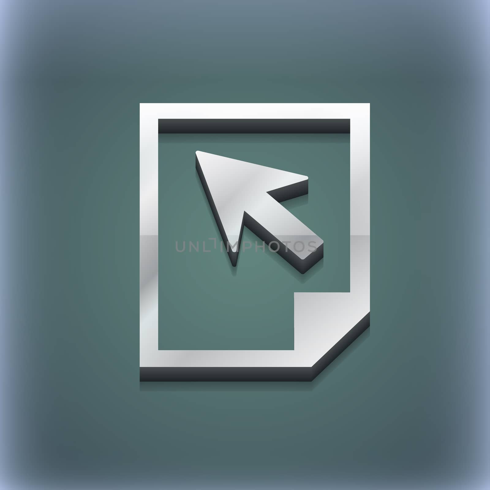 File document icon symbol. 3D style. Trendy, modern design with space for your text . Raster by serhii_lohvyniuk