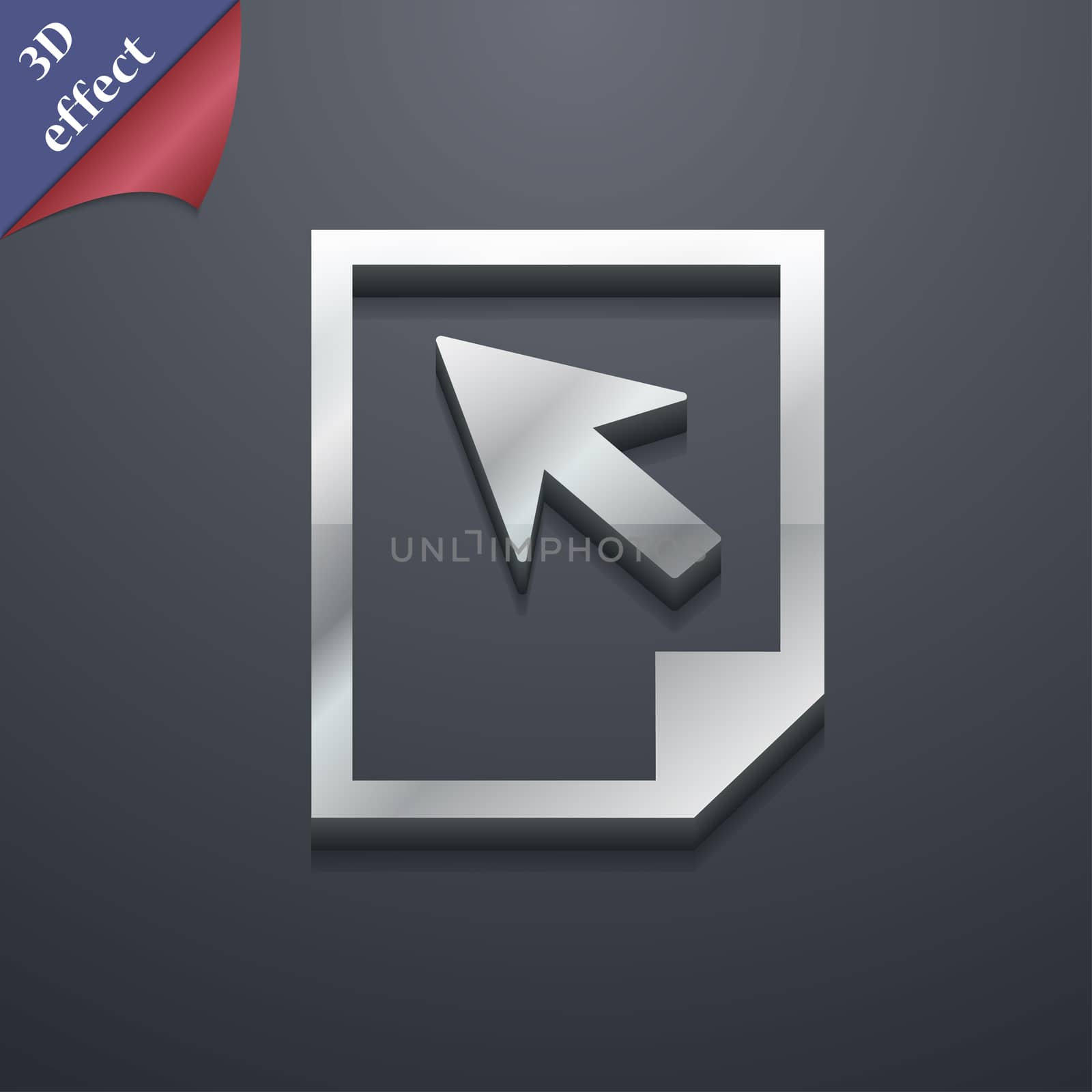 File document icon symbol. 3D style. Trendy, modern design with space for your text . Rastrized by serhii_lohvyniuk