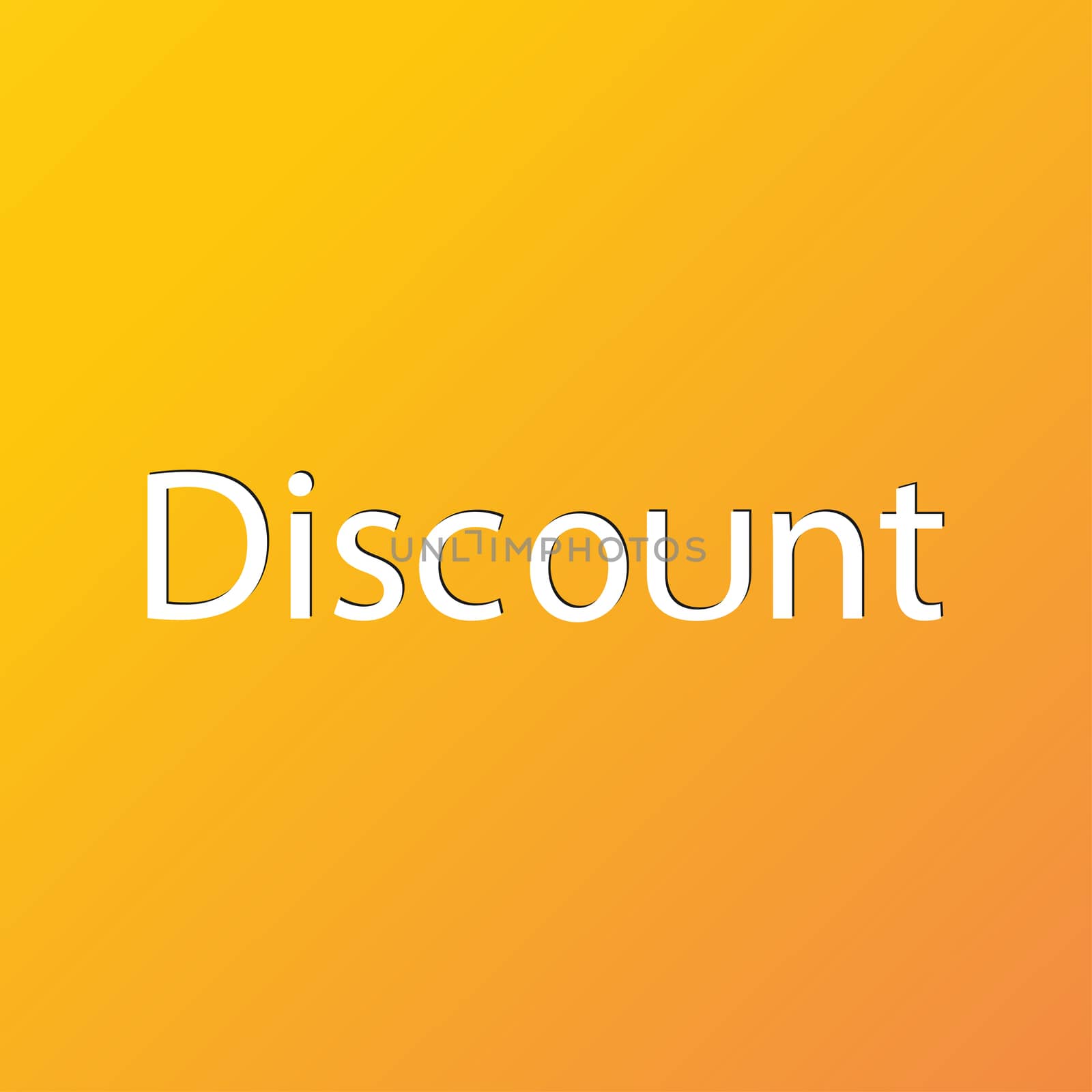 discount icon symbol Flat modern web design with long shadow and space for your text. illustration